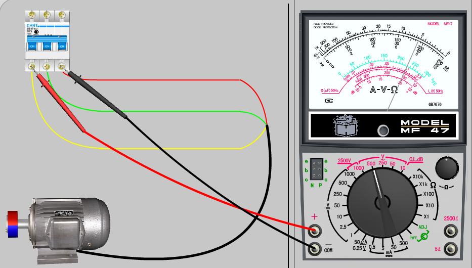 如何测三相电机匝间短路,三相电机相间短路怎么测量好坏