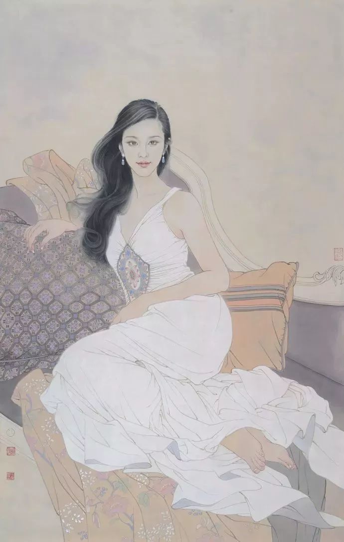 太美了！轻柔曼透，香艳的极致诱惑，国画欣赏