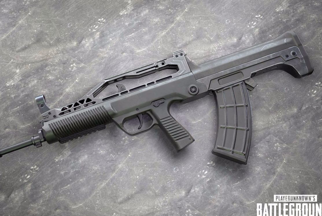 绝地求生蓝洞4把枪配件,中国qbz191步枪设计师