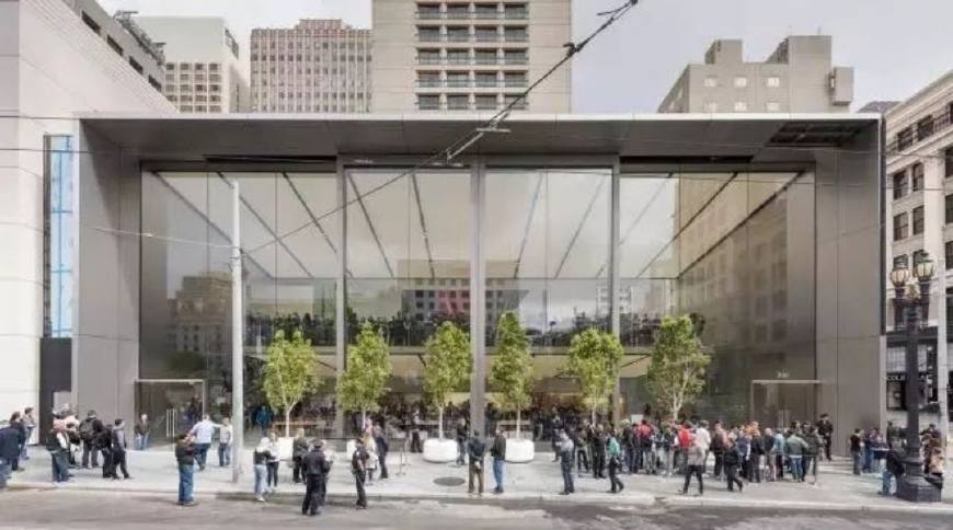 苹果精品店装修,苹果旗舰店店面装修