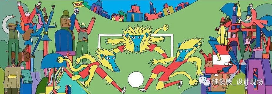 世界杯足球插画海报高清,世界杯主题手写画