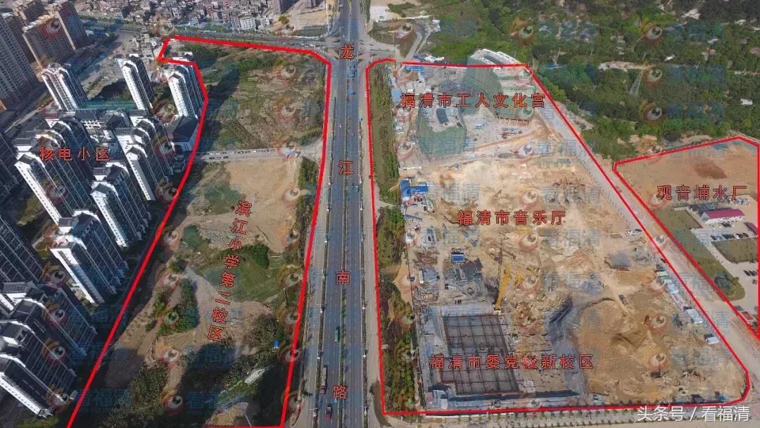 福清观溪一中新校区,福清一中平面图