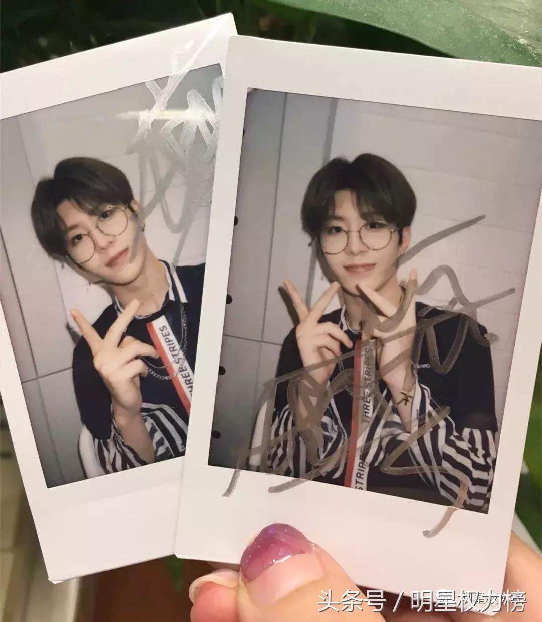 王俊凯蔡徐坤朱一龙李易峰，男明星的拍立得照片都是宝藏叭！