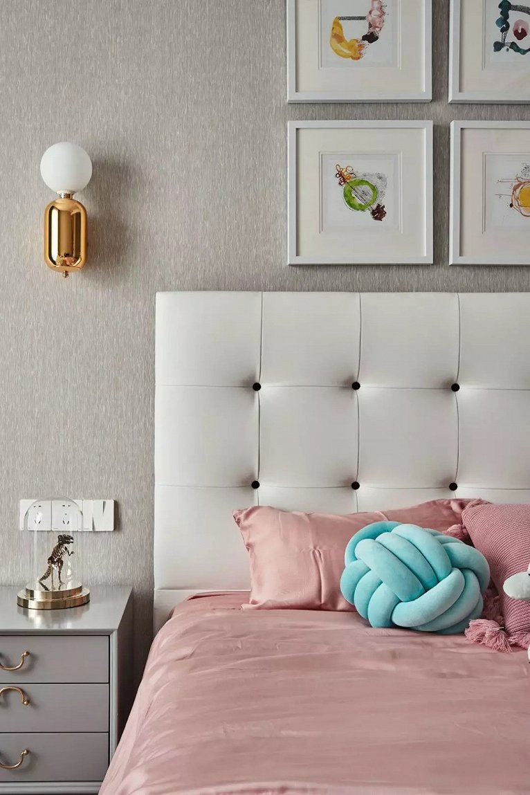 冷色调灰色装修风格,灰色卧室设计高级配色