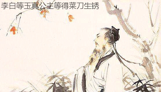 李白等剑的视频,李白等了玉城公主多久