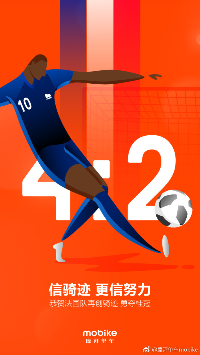 世界杯法国队夺冠,世界杯借势海报