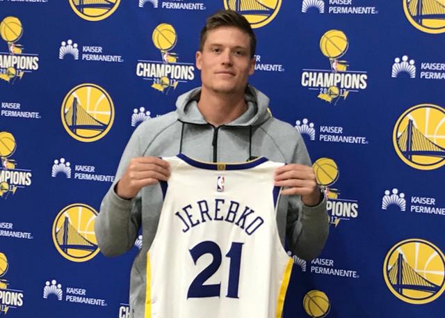 杰雷布科在勇士的表现,杰雷布科加盟勇士时间