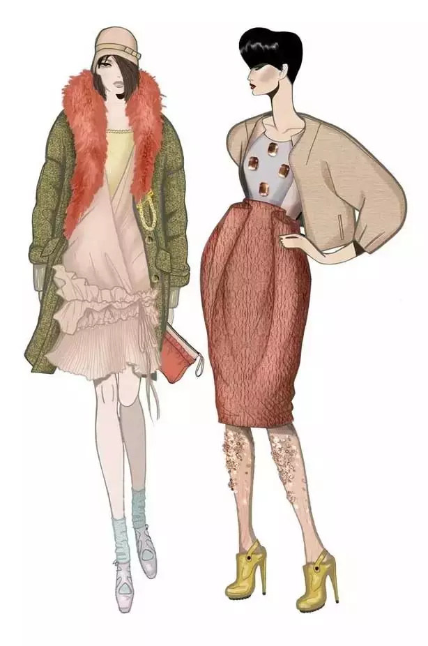 服装效果图设计构思,时装效果图与电脑设计的区别