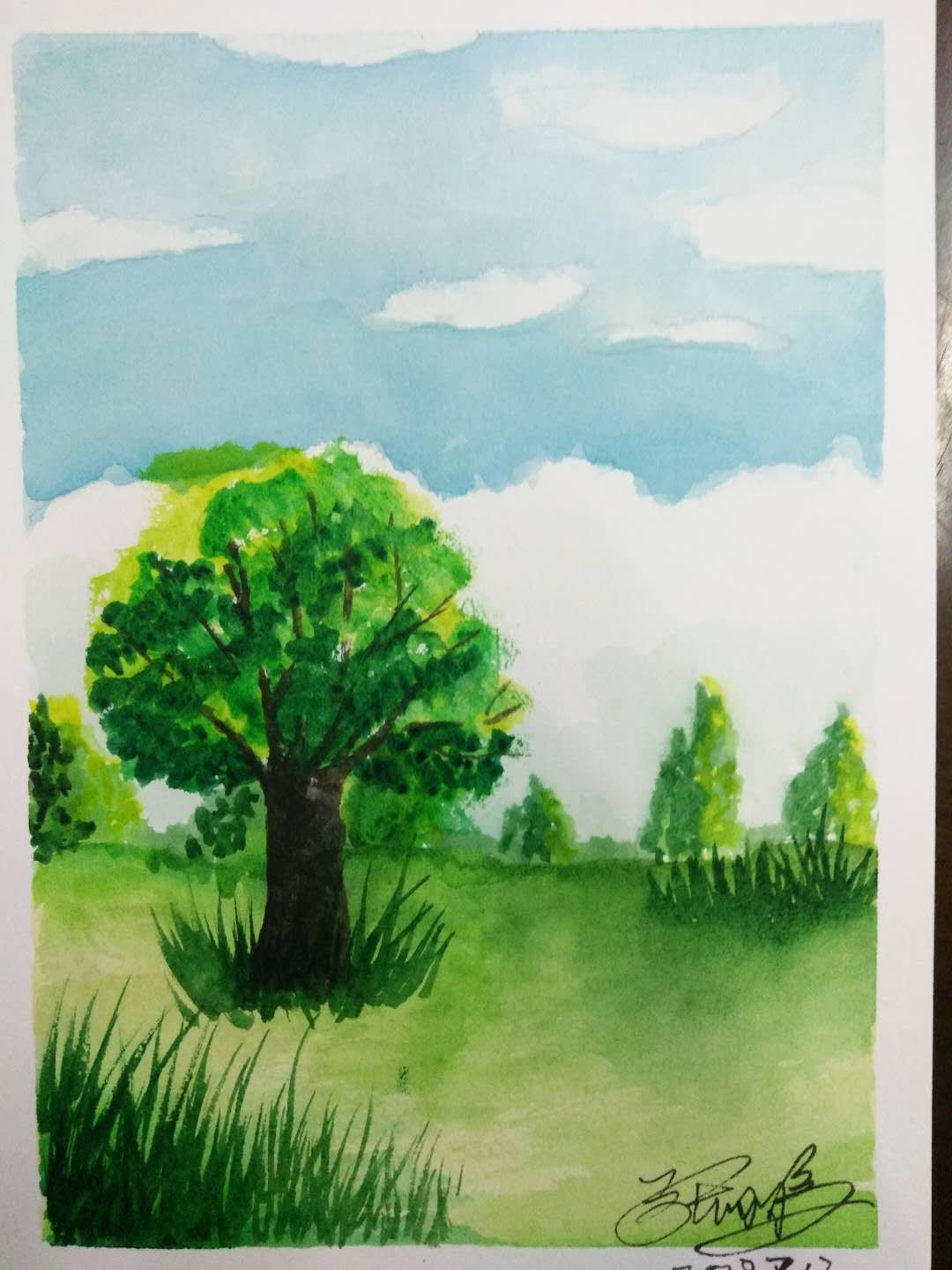 幸福原创画吧画友（7月17日）习作分享