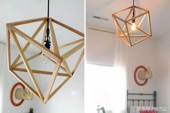 diy手工木块艺术品,手工木板制作小艺术品