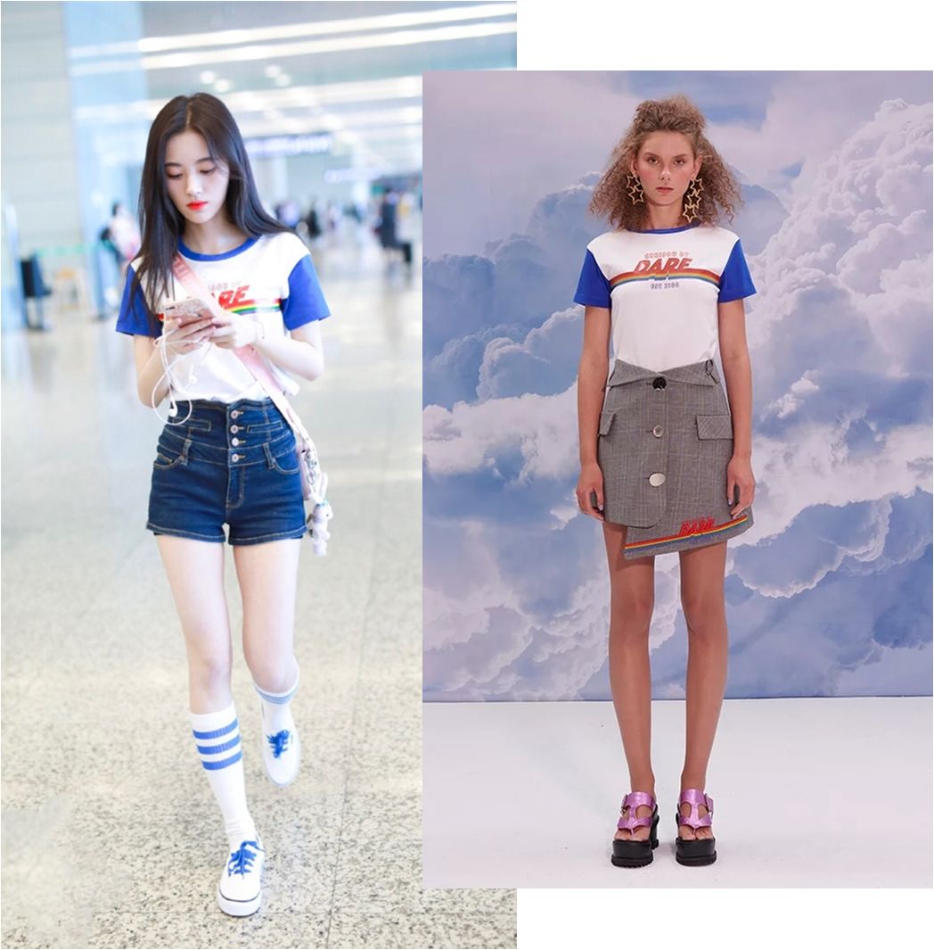 吴昕穿搭羽绒服,吴昕同款法式服装