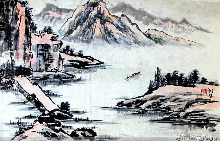 画山水风景画入门教程,山水画入门教程从零开始学国画