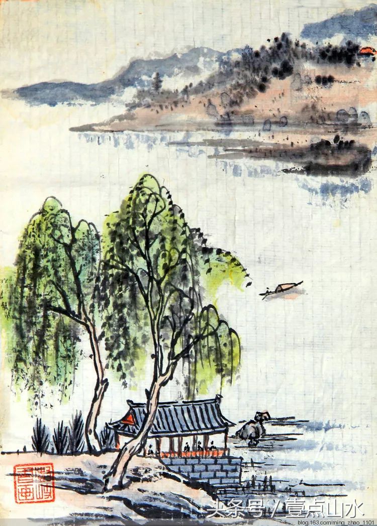 画山水风景画入门教程,山水画入门教程从零开始学国画