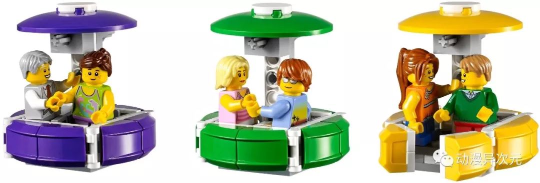 二层旋转摩天轮乐高,乐高最复杂的摩天轮视频