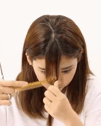 刘海半长不短怎么办,刘海尴尬期怎么扎发型半长不短