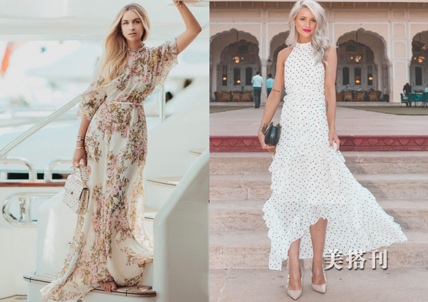 优雅雪纺裙穿搭,仙美雪纺裙穿搭