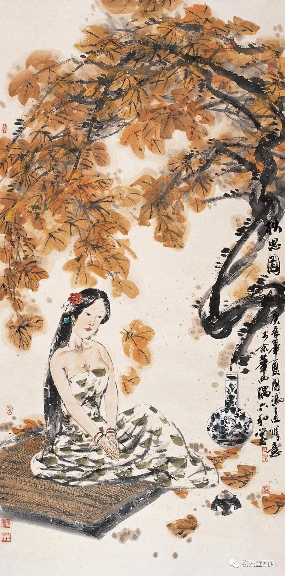 画家冯远2005年作品人物画,冯远谈蒋兆和的人物画