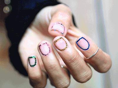 2分钟学会12种美甲再也不去美甲店,真人真手沉浸式做美甲