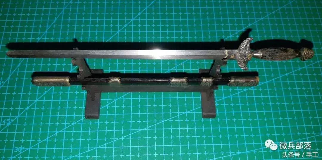 纯手工打造名剑,微型刀剑制作比赛