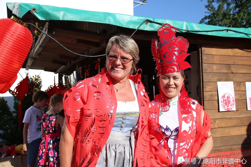 绵阳精品传统剪纸,三台县非遗文化展示