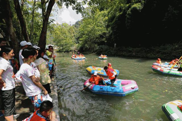宜昌青龙峡第四届亲子漂流大赛实况回顾！你错过的精彩都在这里！