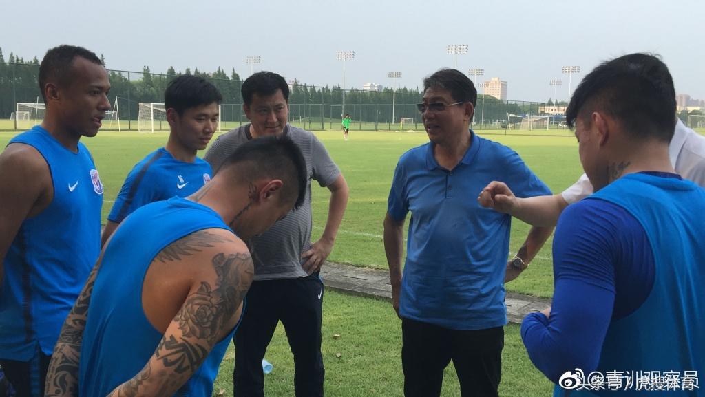 申花部分球员训练,申花球员体能训练