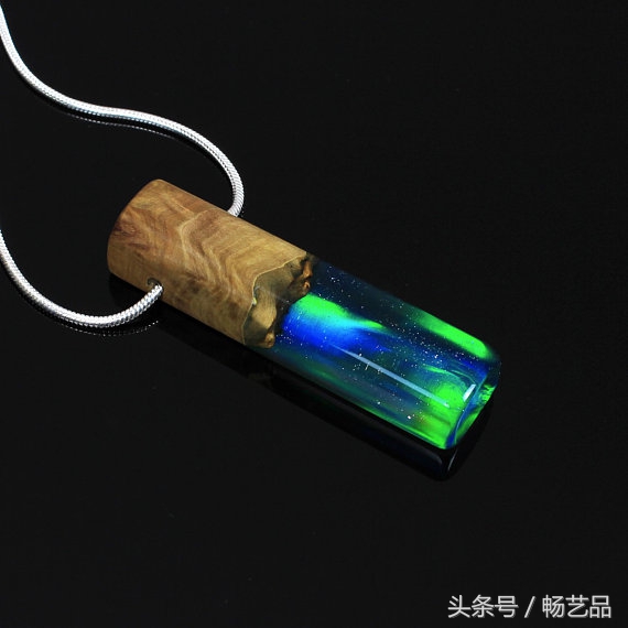 手工水晶吊坠项链图片,手工diy水晶串珠项链教程