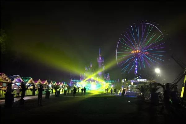 星海夜场摩天轮,花海夜场摩天轮