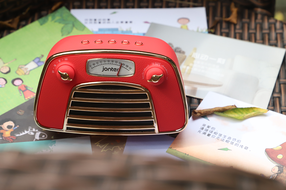 有情怀的老音箱,尊特m3复古蓝牙收音机