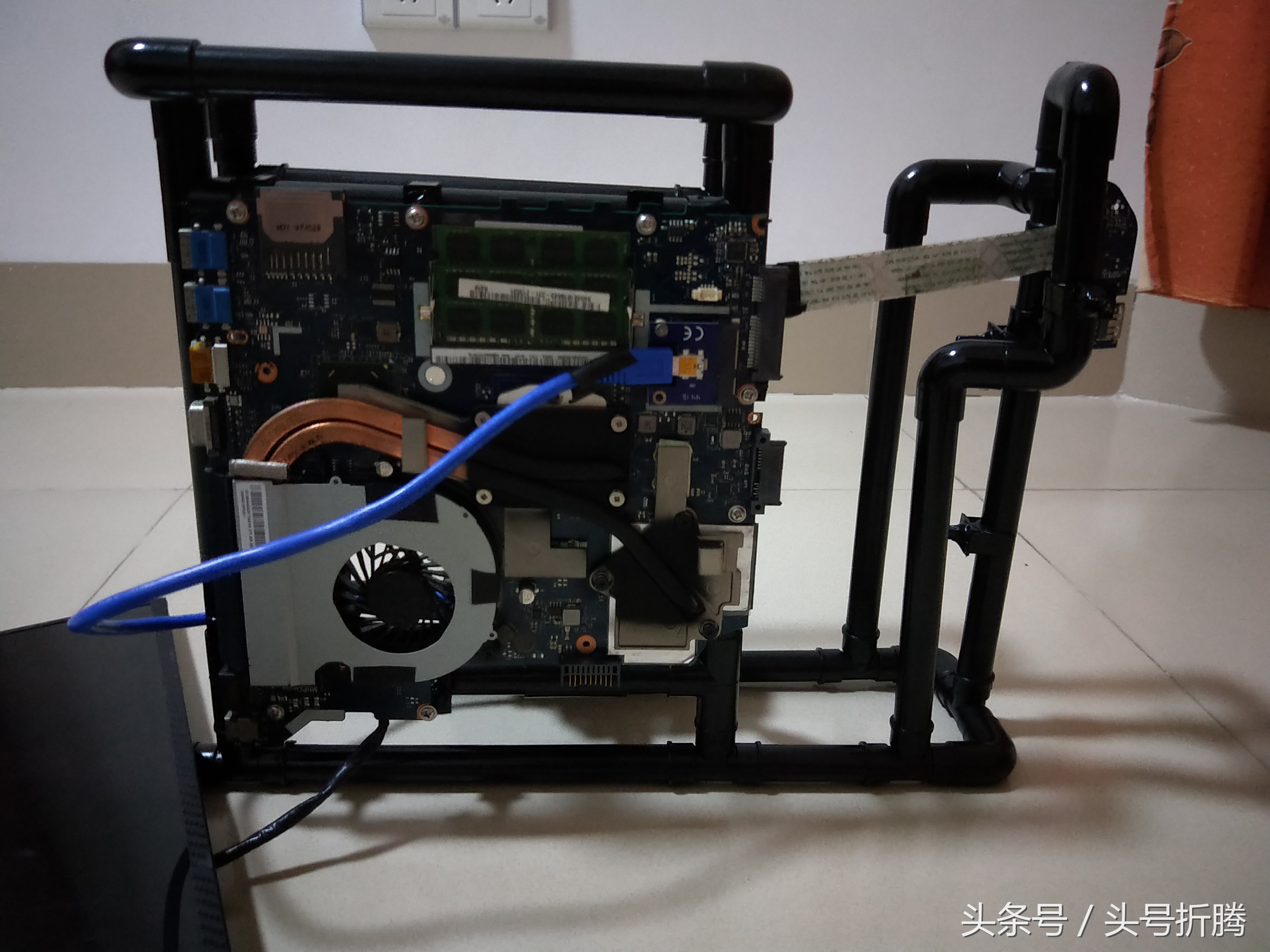 旧笔记本改造成小台式机外接显卡—“旧物改造系列”