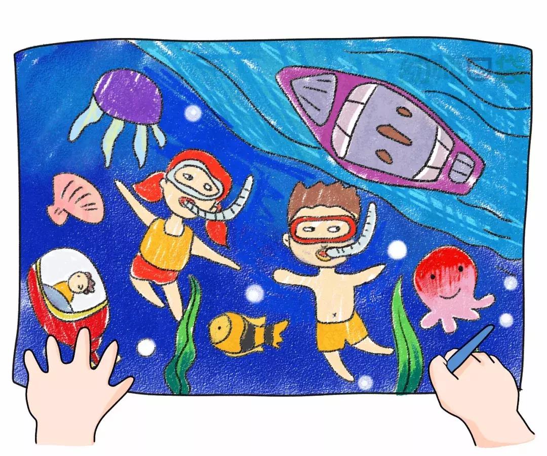 儿童图片绘画教程,一招教你解读孩子的画