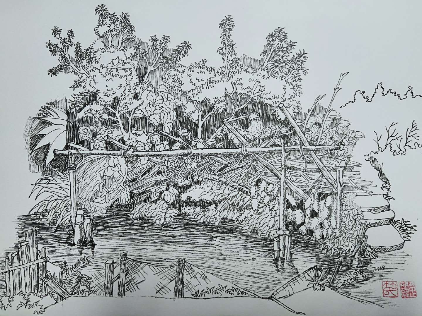 幸福画吧7月份作品,幸福原创绘画作品欣赏