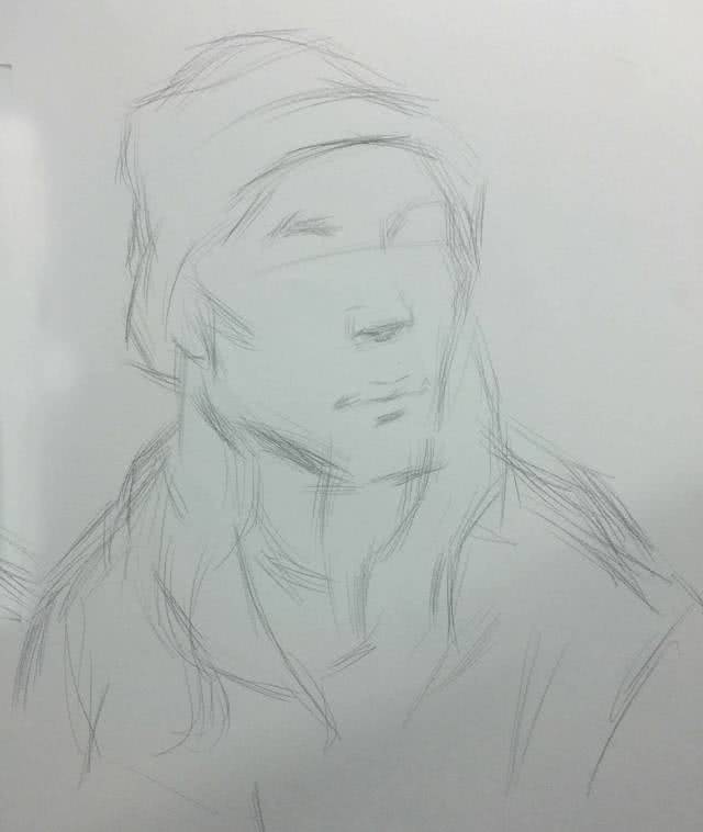 素描人物头像结构解析,素描头像五官塑造