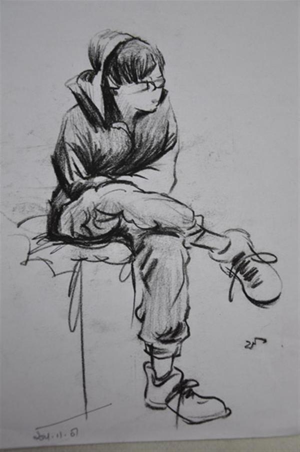 素描速写入门零基础教程,素描画初学零基础人物速写