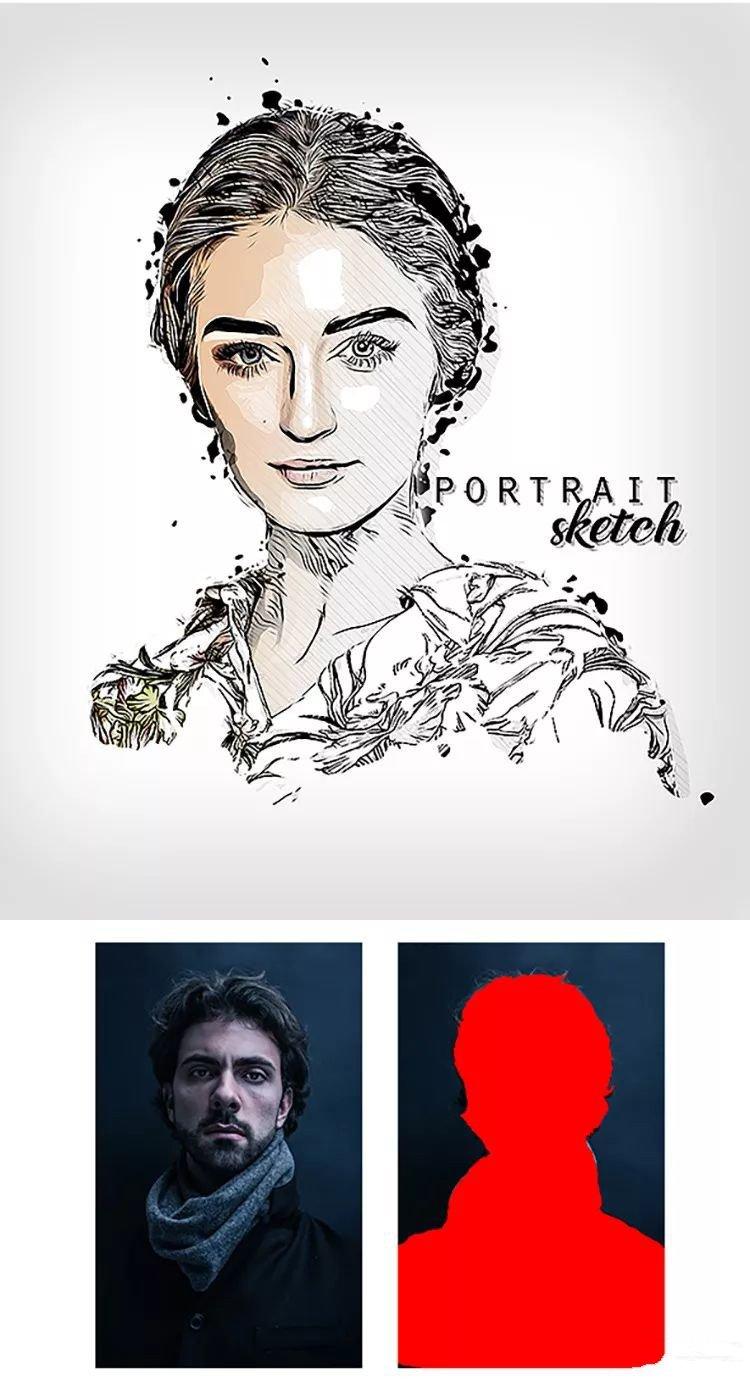 最好用的ps一键美化的插件,ps插件一键给线稿上色