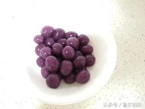 手工Q弹紫薯芋圆做法,百分百一次成功,不粘不散,做法太简单了