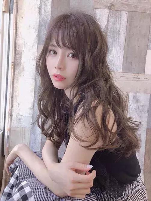 中长发烫发羊毛卷,中长发烫发