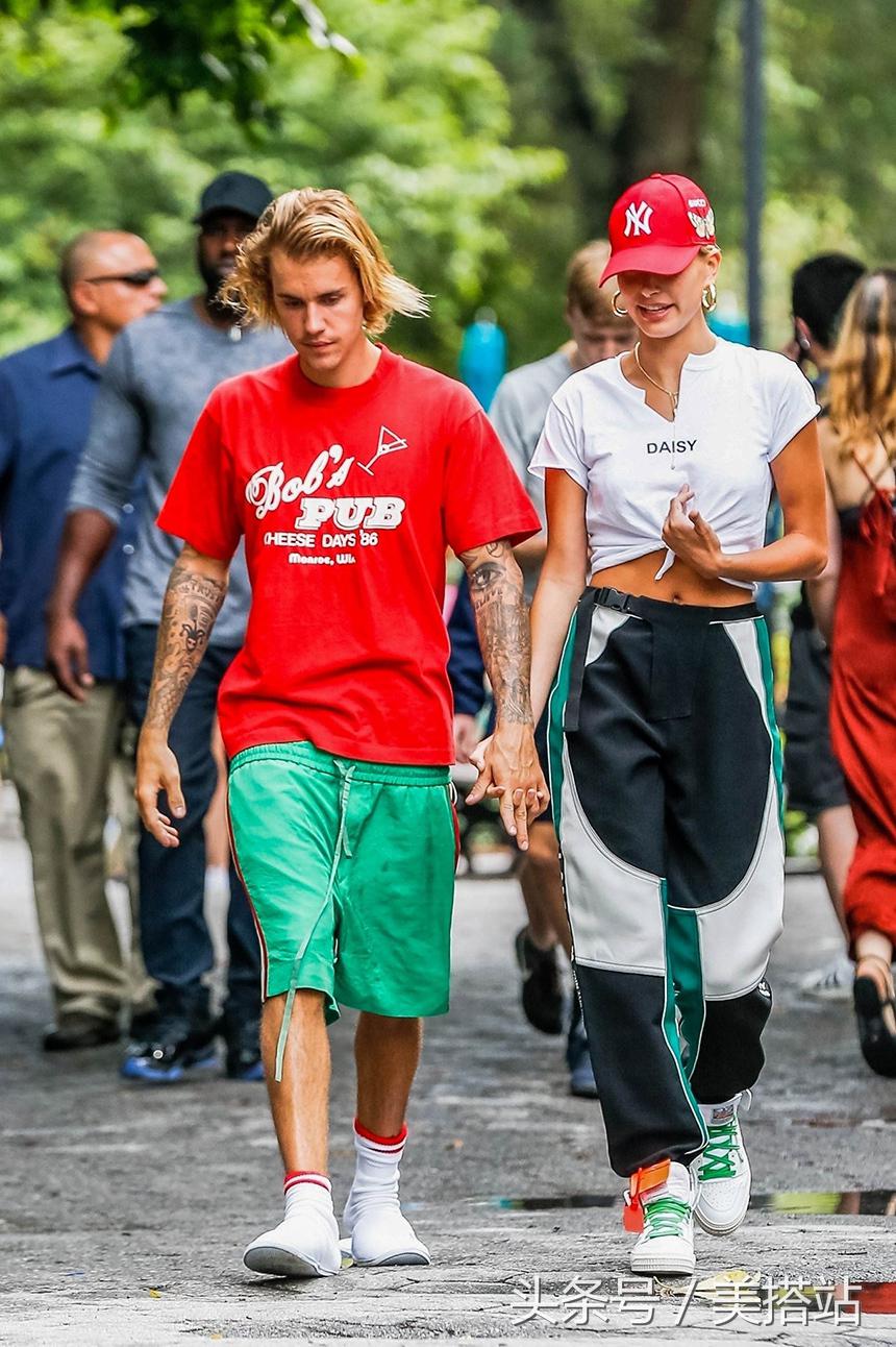 贾斯汀比伯和blackpink见面,贾斯汀比伯和海莉穿搭图片