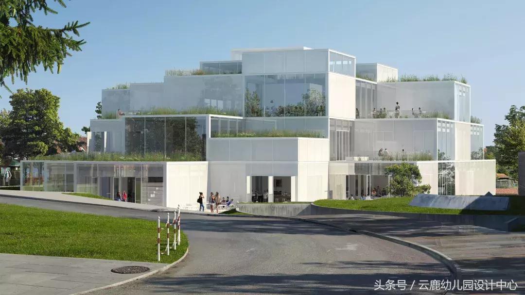 堆叠的“积木”｜藤本壮介新作——瑞士圣加仑大学学习中心