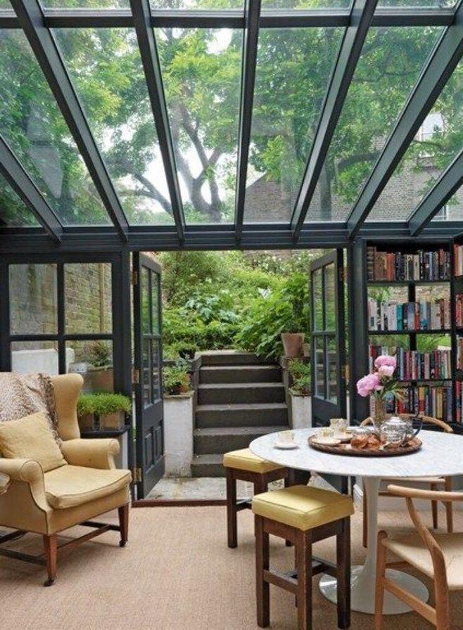 阳光房绿植装修效果图,阳光房怎么布置好看图片欣赏