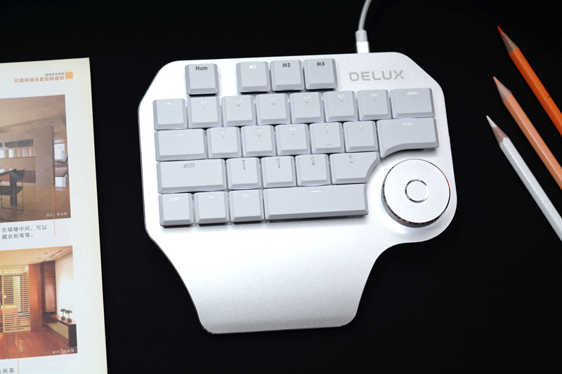 设计师专属，多彩Designer单手机械键盘开箱体验