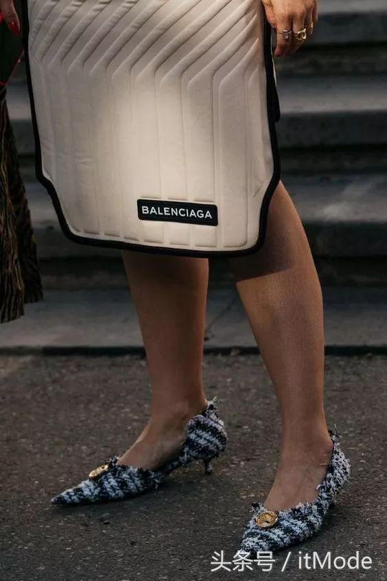 优雅又舒服的猫跟鞋,春天流行的猫跟鞋