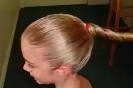 舞蹈发量少盘头教程,表演盘头的简单方法