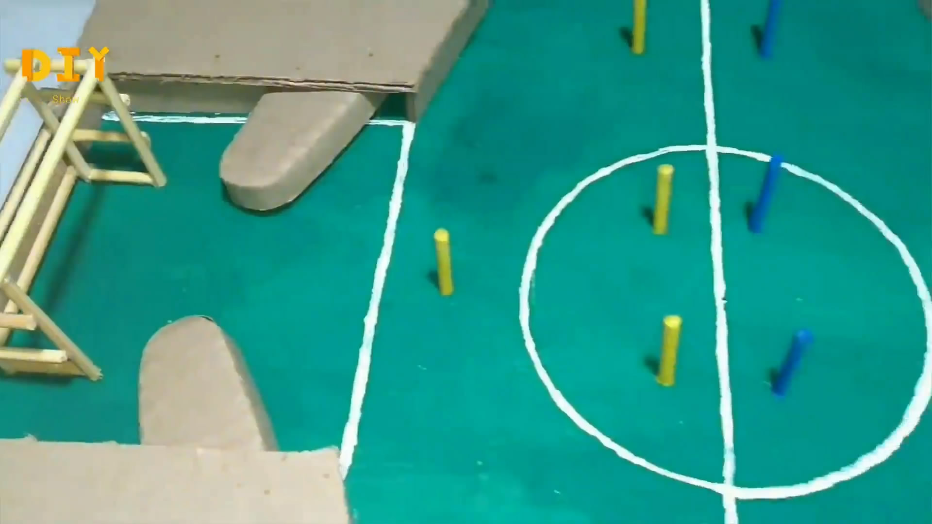 纸板diy手工弹珠玩具,纸板弹珠手工制作