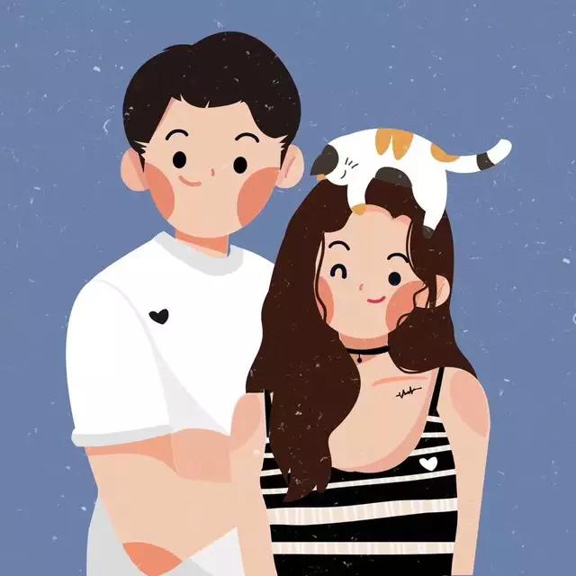 微信头像情侣卡通霸气高冷,微信头像情侣卡通篮球