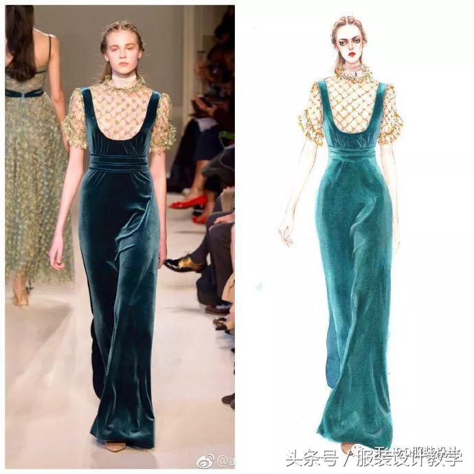 笔尖上的秀场！用一只马克笔带你穿梭各大秀场（成衣vs手绘）