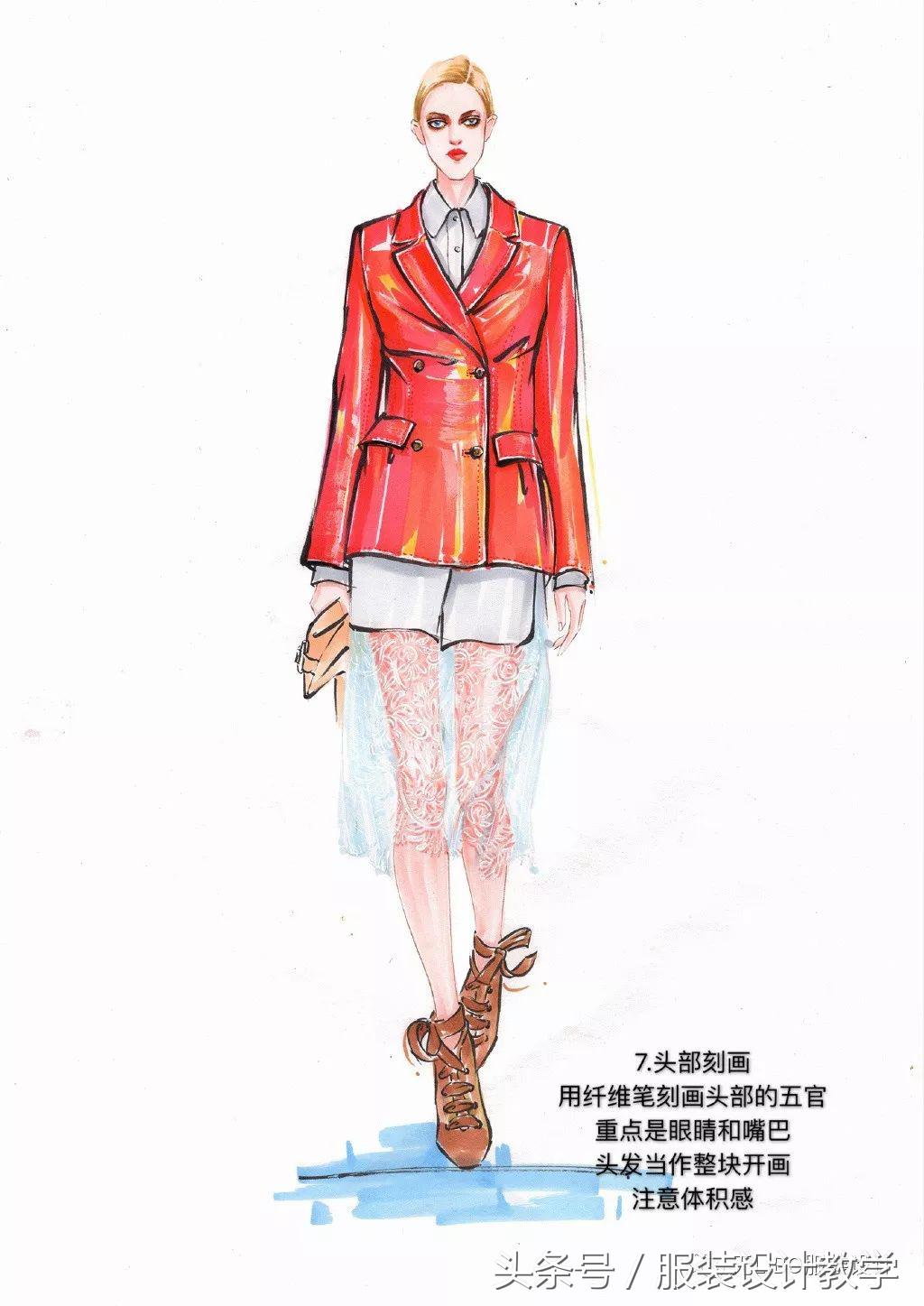 笔尖上的秀场！用一只马克笔带你穿梭各大秀场（成衣vs手绘）