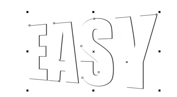 coreldraw做艺术立体字慢教程,coreldraw立体字的制作