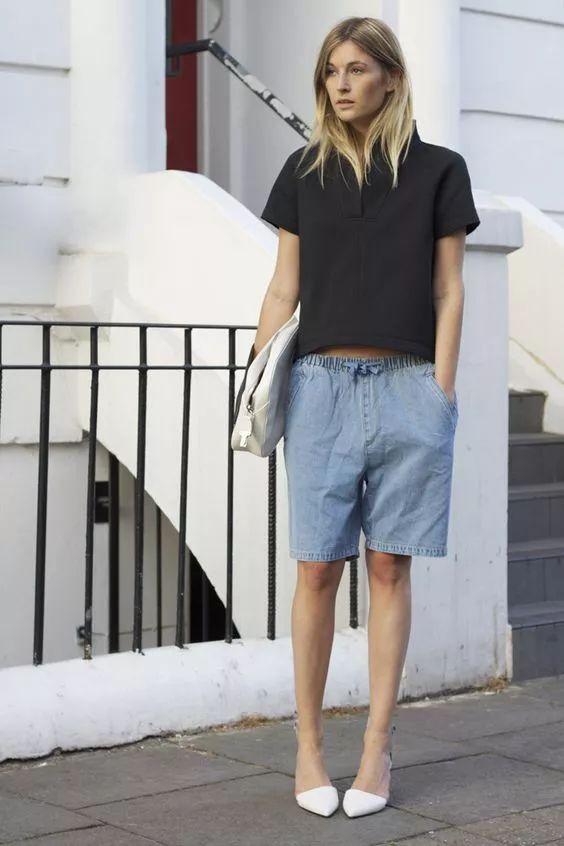 到公司上班可以穿短裤吗 (短裤怎么穿出高级范儿)