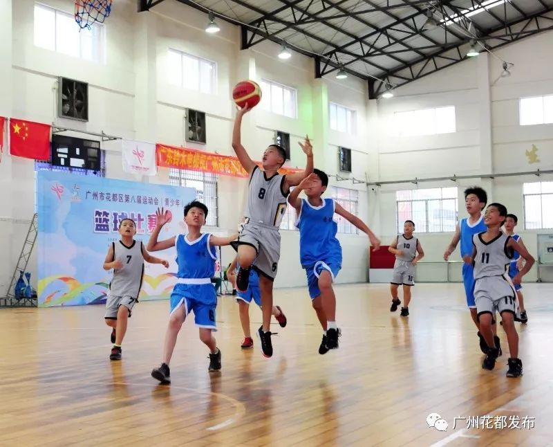 「关注」娃娃兵上演篮坛争霸战！花都区第八届运动会青少年篮球比赛落幕